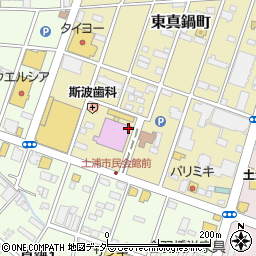 茨城県土浦市東真鍋町2周辺の地図