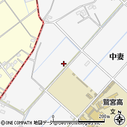 埼玉県久喜市中妻周辺の地図