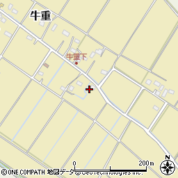 埼玉県加須市牛重527周辺の地図