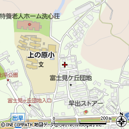 教員住宅周辺の地図