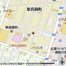 茨城県土浦市東真鍋町2-39周辺の地図