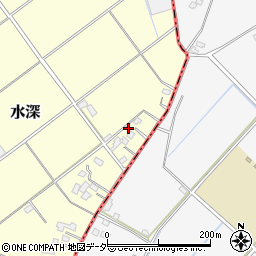 埼玉県加須市水深197周辺の地図