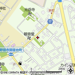 千葉県野田市関宿台町2712周辺の地図