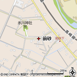 埼玉県鴻巣市前砂748周辺の地図