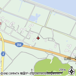 茨城県行方市山田1067周辺の地図