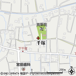埼玉県幸手市千塚周辺の地図