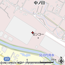 埼玉県加須市中ノ目周辺の地図