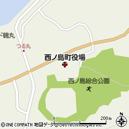 島根県隠岐郡西ノ島町周辺の地図