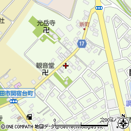 千葉県野田市関宿台町2714周辺の地図