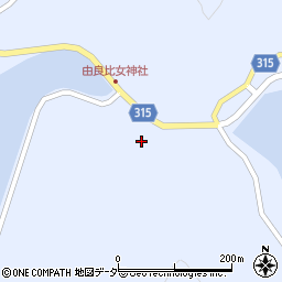 由良比女神社周辺の地図