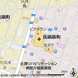 フードスクエアカスミ土浦ピアタウン店周辺の地図