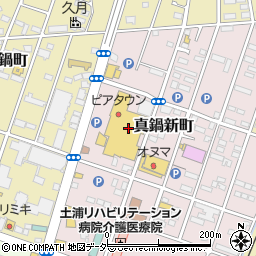 ピザハット　土浦ピアタウン店周辺の地図