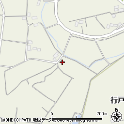 茨城県行方市行戸518周辺の地図