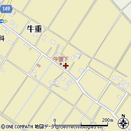 埼玉県加須市牛重870周辺の地図