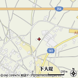 茨城県かすみがうら市大和田449周辺の地図