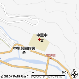 神流町立中里小学校周辺の地図