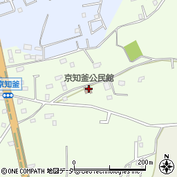 京知釜公民館周辺の地図