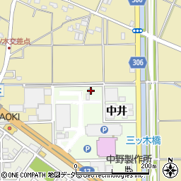 埼玉県鴻巣市中井411周辺の地図