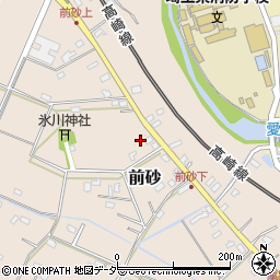 埼玉県鴻巣市前砂555周辺の地図