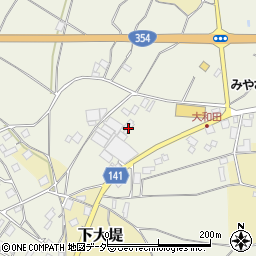 茨城県かすみがうら市大和田475周辺の地図