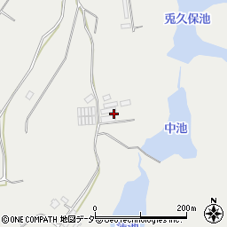 茨城県行方市手賀3891周辺の地図