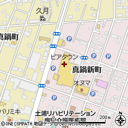 土浦ピアタウン周辺の地図