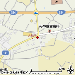 茨城県かすみがうら市大和田647周辺の地図
