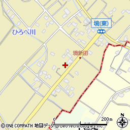 埼玉県鴻巣市境446周辺の地図