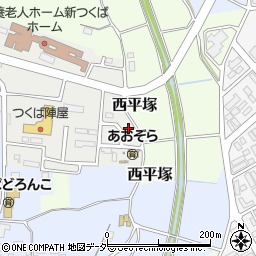 茨城県つくば市学園の森3丁目25周辺の地図