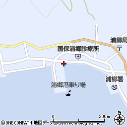 浦郷港旅客船ターミナル（島前町村組合）周辺の地図