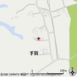 茨城県行方市手賀4112周辺の地図