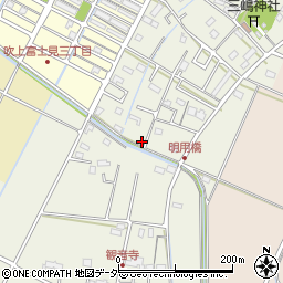 埼玉県鴻巣市明用206周辺の地図