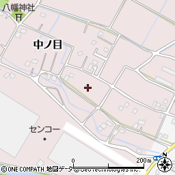 埼玉県加須市中ノ目641周辺の地図