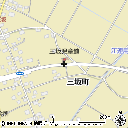 茨城県常総市三坂町周辺の地図