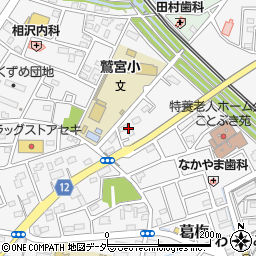 埼玉県久喜市葛梅52周辺の地図