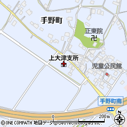 土浦市上大津支所周辺の地図