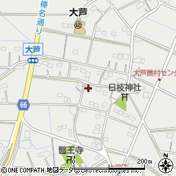 埼玉県鴻巣市大芦1732周辺の地図