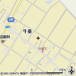 埼玉県加須市牛重1036周辺の地図