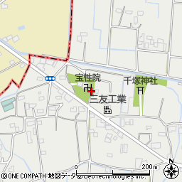 上千塚集会所周辺の地図