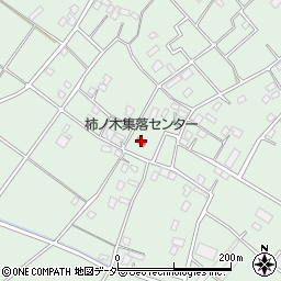 柿ノ木集落センター周辺の地図