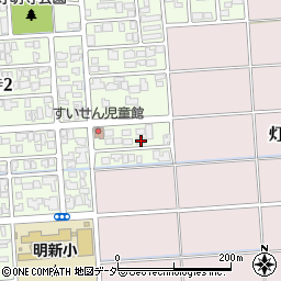 福井県福井市灯明寺2丁目2104周辺の地図