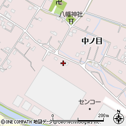 埼玉県加須市中ノ目105周辺の地図