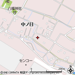 埼玉県加須市中ノ目640周辺の地図