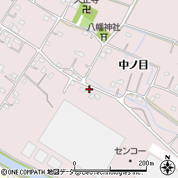 埼玉県加須市中ノ目106周辺の地図