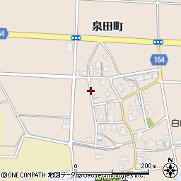 福井県福井市泉田町周辺の地図