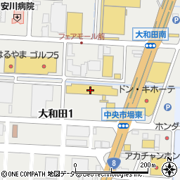 福井日野自動車株式会社　部品部周辺の地図