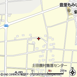 茨城県つくば市土田12-22周辺の地図