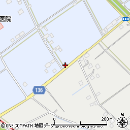 茨城県常総市古間木新田317周辺の地図