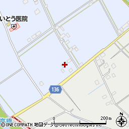 茨城県常総市古間木新田884周辺の地図