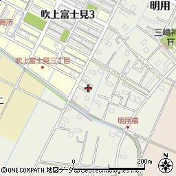 埼玉県鴻巣市明用197周辺の地図